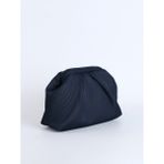 Heybes Kadın Lacivert Piliseli Clutch El Çantası - 166-Lacivert