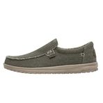 HEYDUDE - Mikka Braided Erkek - Slip-On Ayakkabı - Mokasen Tarzı, Army, 43 EU