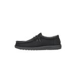 HEYDUDE - Wally Classic Erkek - Slip-On Ayakkabı - Mokasen Stili, Siyah Kömür, 42 EU