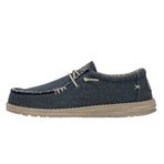 HEYDUDE Wally Sox Slip-On erkek ayakkabısı, mokasen tarzı, Mavi Gece, 42 EU