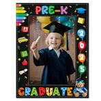 HEYINSHEN Pre K Mezuniyet Resim Çerçevesi Okul Öncesi Mezuniyet Resim Çerçevesi 10,16 cm x 15,24 cm Pre-K Mezuniyet Fotoğraf Çerçevesi 2025 Kinder Grad Fotoğraf Çerçevesi Oğul Kızı Torun Torun Odası