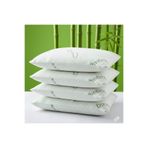 Heyner Bamboo ve Aloevera yastık 50x70 Visco Aloevera Yastık 4 Adet Çift kişilik Ortopedik yastık 1200 Gr