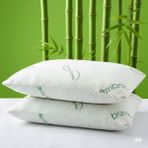 Heyner Bamboo Yastık 50X70 Visco Bambu Yastık 2 Adet Çift Kişilik Ortopedik Yastık 1200 gr - 50 × 70 cm - Yeşil