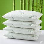Heyner Bamboo Yastık 50X70 Visco Bambu Yastık 4 Adet Çift Kişilik Ortopedik Yastık 1200 gr - 50 × 70 cm - Yeşil