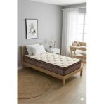 Heyner Organic Cotton 90x190 cm Ortopedik Yaylı Yatak
