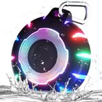HEYSONG Su geçirmez Bluetooth Hoparlör, HD Sesli Duş Hoparlörü, LED Işık, Yüzer, Seyahat, Havuz, Plaj, Kayık, Kız Hediyeleri, Genç için Hafif Taşınabilir Hoparlörler