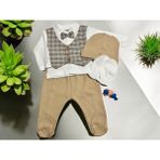 H&f De Ropa Erkek Bebek Papyonlu Takım - 1 - 3 Ay