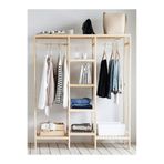 HFAY Ahşap Açık Gardırop 150x140x35
