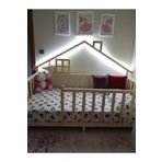 Hft Home Unisex Montessori Bebek Ve Çocuk Karyolası Evli 70X130cm