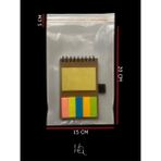 Hg Ambalaj 50 Adet 15X25 cm Bantlı Yapışkanlı Şeffaf Opp Jelatin Poşet ( 15X20+5)