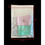 Hg Ambalaj 50 Adet 20X30 cm Bantlı Yapışkanlı Şeffaf Opp Jelatin Poşet ( 20X25+5)