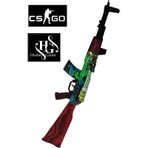 Hg Home&Game Ahşap Cs-Go Ateş Yılanı Ak-47 Lastik Atar Oyuncak