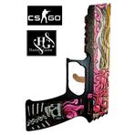 Hg Home&Game Ahşap Cs-Go Cortex Site Foto Lastik Atar Oyuncak Tabanca