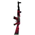 Hg Home&Game Ahşap Cs-Go Neon_Revulotion Ak-47 Lastik Atar Oyuncak