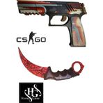 Hg Home&Game Ahşap Cs-Go Retrobution P250 Tabanca Ve Örümcek Oyuncak Set Cs Go Gamer Hediyelik