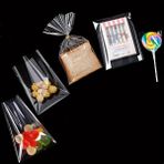 HG Tedarik 100 Adet 10X15 cm Bantsız Şeffaf Opp Jelatin Poşet, Kurabiye ve Şekerleme Poşeti