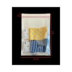 HG Tedarik 150 Adet 20x30 Cm Bantlı Şeffaf Opp Jelatin Poşet ( 20x25*5 cm)