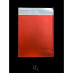 HG Tedarik 20 Adet 25X35 cm Bantlı Metalize Lüks Hediye Paketi Poşeti, Hediye Poşeti ( 25X30+5 Cm, Kırmızı)