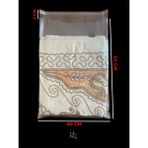HG Tedarik 25 Adet 40X60 cm Bantlı Yapışkanlı Şeffaf Opp Jelatin Poşet, Çeyiz Poşeti ( 40X55+5)