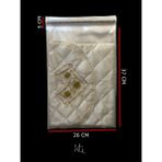 HG Tedarik 50 Adet 26X42 cm Bantlı Yapışkanlı Şeffaf Opp Jelatin Poşet, Şeffaf Poşet ( 26X37+5 Cm)