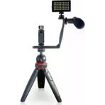 Hg-vlg5 Youtuber Vlogger ışık mikrofon ve tripod Set
