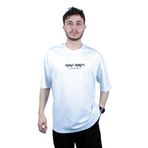 HGLPLUS Erkek Beyaz Oversize Baskılı Basic Tişört