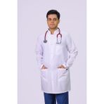 Hgm Collection Erkek Uzun Kol Hakim Yaka Medikal Önlük Doktor Hemşire Ezcacı Öğretmen Önlüğü Ince Kumaş - Beyaz - XL