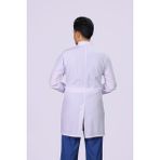 Hgm Collection Erkek Uzun Kol Hakim Yaka Medikal Önlük Doktor Hemşire Ezcacı Öğretmen Önlüğü Ince Kumaş - Beyaz