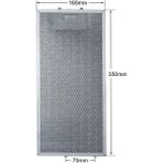 Hgnm E-Trading 00435204 Davlumbaz Filtresi 350X165MM Yedek Parça F2 - Aspiratör & Davlumbaz