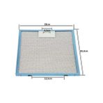 Hgnm E-Trading 2 Adet 280X350 mm Iyi Kalite Alüminyum Davlumbaz Yağ Filtresi Alt Tırnak 12,5 Cm, Üst Tırnak Arası 4,5 cm A7 - Aspiratör & Davlumbaz