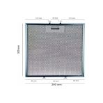 Hgnm E Trading 2 Adet 40472718 - Aspiratör Davlumbaz Yağ Filtresi, 320 X 290 Mm, Teka De70, Db70, Cwx108.900, L8