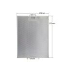 Hgnm E Trading 2 Adet 81460072 Aspiratör Davlumbaz Metal Yağ Filtresi 370X281mm Teka Kse90, Db190