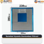 Hgnm E-Trading 250x285 Termikel Uyumlu Davlumbaz Alüminyum Filtre (249MM x 285MM) 285x250 Aspiratör Teli B10 - Aspiratör & Davlumbaz