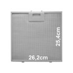 Hgnm E-Trading 262X254 mm Vestel Hotpoint Ariston He 60 Sx Ha Ankastre Davlumbaz Filtre V44293461