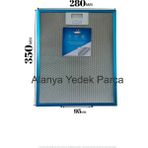 Hgnm E-Trading 81460024 -Teka Db1-90 Için Davlumbaz Metal Yağ Filtresi 350X280MM Gefest A12 - Aspiratör & Davlumbaz