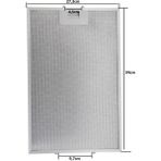 Hgnm E-Trading 81484013 Davlumbaz Aspiratör Filtresi, 340X273MM, Teka, Dh2-60 Inox, DH2-60INOX