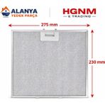Hgnm E-Trading Arçelik Beko Aspiratör & Davlumbaz Tel Filtre 275X230 mm - Yedek Parça Filtre Teli