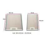Hgnm E-Trading Aspiratör Davlumbaz Filtre Seti 205 x 476 mm ve 130 X476 Etsy 1350 Davlumbaz Yağ Filtresi Mutfak Aspiratörü Havalandırma Alüminyum E8-E9