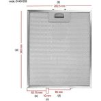 Hgnm E-Trading Davlumbaz Metal Yağ Filtresi 340x280 mm | Teka 81481030 Uyumlu Aspiratör Filtresi Teli 28x34 - Aspiratör & Davlumbaz