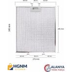 Hgnm E-Trading Teka 81460133 Davlumbaz Metal Yağ Filtresi (344x275 mm) – CMB1-60 / DBB60 Uyumlu - Aspiratör & Davlumbaz