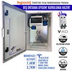 Hgsşarj "BluePan" 7,4kW Elektrikli Araç Kombinasyon Panosu, 3x32A VIKO Sigorta Grubu
