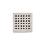 Hgtec 2 Adet Paslanmaz Çelik Kare Delikli Banyo Yer Süzgeç Izgarası Üst Kapak 9.5X9.5 Cm