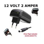 Hhm- Kaliteli Sağlam Arayanlar Için 12 Volt 2 Amper 12V 2A - Airties Air 4450 Adaptörü - Siyah