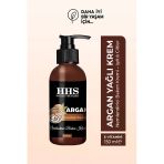 Hhs Argan Yağlı Nemlendirici Bakım Kremi Doğal Cilt Besleyici ve Yumuşatıcı 150 ml