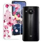 HHUAN Nokia 8 V 5G UW (6,8 inç) için Telefon Kılıfı, Şeffaf Yumuşak Silikon TPU Darbe Emici Koruyucu Kılıf Kılıf, Nokia 8 V 5G UW için Tampon Telefon Kapağı - WM113