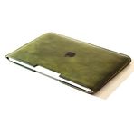 Hi Leather Adonis MacBook Air Hakiki Deri 13 inç Kılıf Yeşil Yeşil