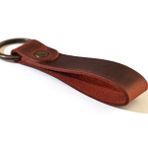 Hi Leather Deri Anahtarlık Rose