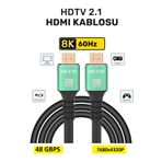 Hi-Link Ultra Hdtv 8k Yüksek Hızlı 2.1V Premıum HDMI Kablosu 10 Metre