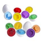 Hi-Q Toys 12'li Geometrik - Sembol Şekilli Yumurtalar