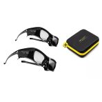 Hi-Shock Dlp Pro 2X 7G Siyah Elmas | Dlp Link 3D Gözlükler, Dlp Projektörlerle Uyumlu Acer, Benq, Optoma, Viewsonic, Anker, Infocus, Nec, Vivitec, Largo | İkili Kasa Dahil